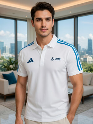 Mercedes Tişört Beyaz